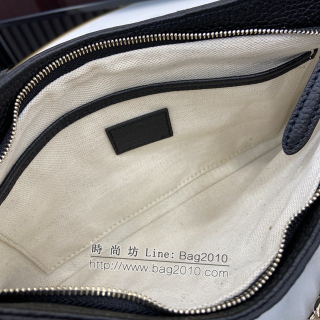 Gucci專櫃古馳最新款Emblem系列小號肩背包鏈條斜挎包 jh2065型號：815277